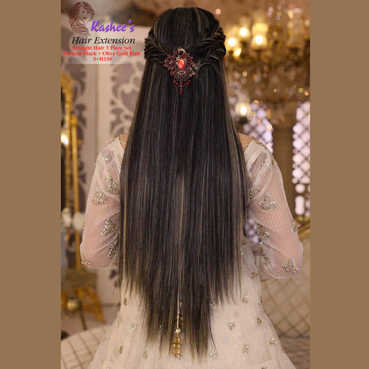 Synthetic Straight Choco Brown Hair Extension 24-26 INCH